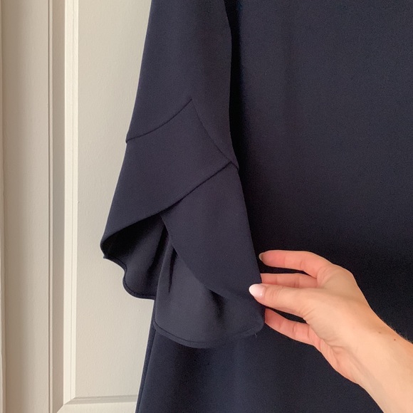 Navy Blue Vince Camuto Half Sleeve Mini Dress perfect for work - Picture 3 of 5